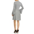 thumbnail image 2 of Design History Women’s Bell-Sleeve Knit Dress, Dark Gray, Small, 2 of 2