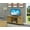 English Oak, variant on Convenience Concepts Blake Barn Door TV Stand