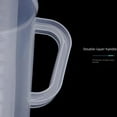 thumbnail image 2 of Taza medidora para mezclar té, leche y jabón hecha a mano, taza medidora resistente a altas temperaturas, espesa, taza medidora para hornear con tapa, taza medidora de plástico, 2 of 6