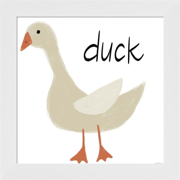 Great Art Now Duck by Katie Doucette, Framed Wall Art, 14W x 14H