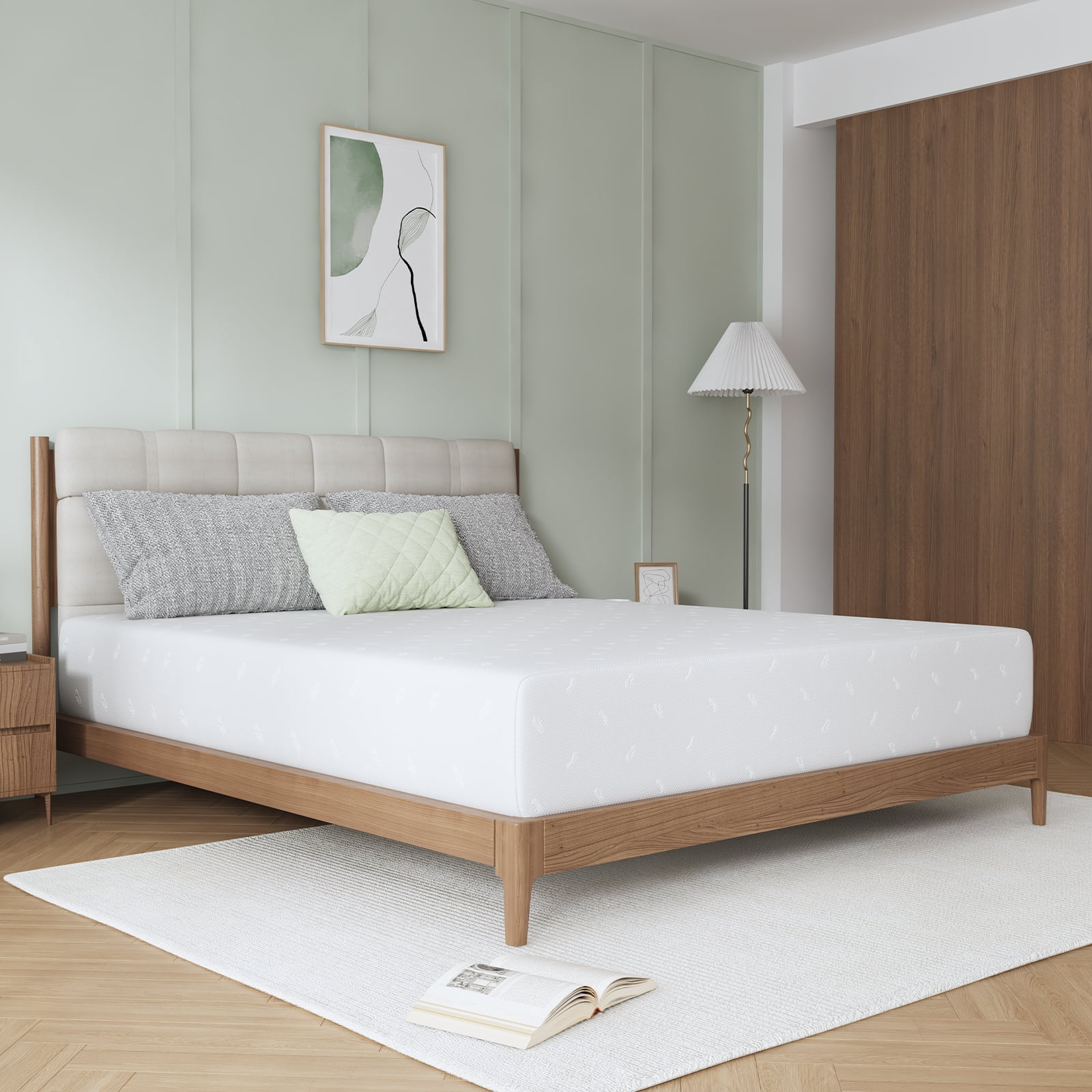 Novilla 14 Inch King Size Mattress, Memory Foam King Mattress for Motion Isolation & Pressure Relieving with Cooling Airflow & High-Density Support Foam Mattresses in a Box