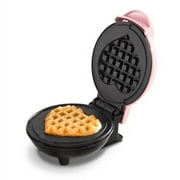DASH Pink Heart Mini Waffle Maker