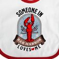 thumbnail image 4 of Inktastic Someone in Bar Harbor Maine Loves Me Boys or Girls Baby Bib, 4 of 4