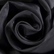 AK Trading Co Glam Black Sheer Kitchen Curtains, 10 x 20 ft