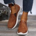 thumbnail image 4 of Nuevos zapatos individuales para mujer, tacón plano, transfronterizo, Retro, punta redonda, parte inferior gruesa, conjunto de pies, zapatos de mujer a la moda Wmkox8yii  nm8555, 4 of 9