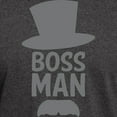 thumbnail image 3 of CafePress - Boss Man Dark T Shirt - Men's Classic Graphic Cotton T-Shirt, 3 of 4