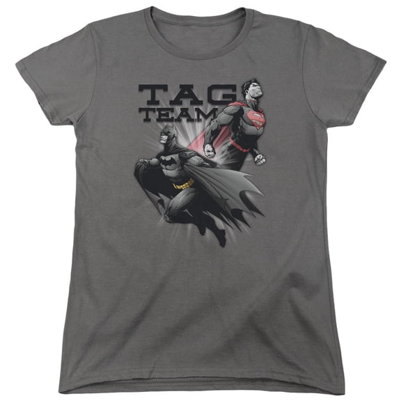 Jla - Tag Team - Women's Short Sleeve Shirt - XX-Large