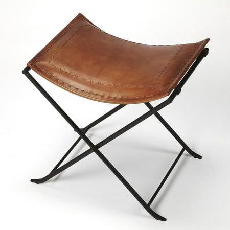 

Butler Specialty Company Melton Leather 21.5 W Stool Medium Brown