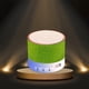 thumbnail image 1 of Altavoz Bluetooth pequeño con grietas, subwoofer portátil para exterior, pequeño altavoz inalámbrico, mini altavoz luminoso para escritorio en casa, verde, 1 of 8