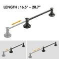 thumbnail image 2 of Toallero de baño BeSy ajustable de acero inoxidable de 40 a 70 cm, 2 of 7