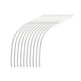 thumbnail image 1 of Soidarity Paquete de 10 conectores de pesca, accesorios de bucles de línea de mosca de extensión para exteriores, repuesto de repuesto para Pescar Blanco 30LB, 1 of 6