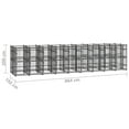 thumbnail image 4 of vidaXL Outdoor Dog Kennel Steel 178.6 ft², 4 of 6