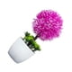 thumbnail image 4 of Planta artificial en maceta, simulación de bolas, vegetación, decoración, oficina en casa, centro de mesa, planta falsa, rojo púrpura Eigraketly HA7629-03B, 4 of 6