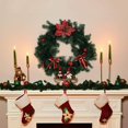 thumbnail image 2 of Christmas Garland with Lights, Prelit Xmas Garlands with Timer Outdoor Lighted Christmas Garlands with LED Battery String Light for Indoor, Party, Home Decoration NORMAL, 2 of 4