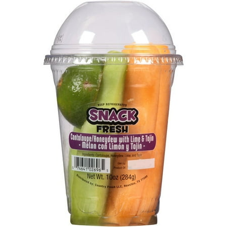 Snack Fresh Cantaloupe & Honeydew with Lime & Tajin, 10 oz
