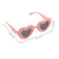 thumbnail image 4 of GOOHOCHY Gafas de sol con forma de corazón, gafas de fiesta, gafas de sol divertidas, gafas para fiesta en la playa, recuerdo de fiesta, 4 of 8