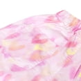 thumbnail image 3 of Girls Wide Leg Pants Gradient Heart Print Elastic Waist Loose Fit Cotton Culottes Casual Summer Trousers for Girls, Pink, Sizes 4-5, 3 of 7