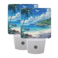 thumbnail image 7 of Boat on Sea and Beach Night Light 2 Pack LED Nightlight Plug into Wall Dusk to Dawn Sensor Soft White, 7 of 7