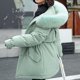 thumbnail image 4 of Engrosamiento de invierno para mujer y abrigo casual de terciopelo para mantener el calor con sombrero Fridja BV0+3101, 4 of 9