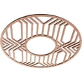 thumbnail image 2 of 20"OD x 7 3/8"ID x 3/8"T Empire Wood Fretwork Pierced Ceiling Medallion, Cherry, 2 of 3