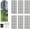 6 Packs, variant on Tree Trunk Protector, 3 Pack Metal Mesh Tree Bark Protector 5'' Dia x 16-1/2'' H with Zip Ties & Stakes, Expandable tree guards trunk protector, Tree Protectors from Deer, Trimmers (3 Packs)