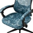 thumbnail image 2 of SUGIFT Camouflage Gaming Chair Computer Chair with Adjustable Height Blue, 2 of 9