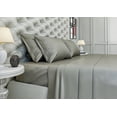 thumbnail image 1 of Signature 100% Cotton Sheets - 4 Piece - Sheet & Pillowcase Sets - Grey Sheets Queen Set - Hotel Luxury - Organic Cotton Sheets - Cooling Sheets - Extra Soft - Queen Bed Set - Deep Pocket Queen Sheets, 1 of 7