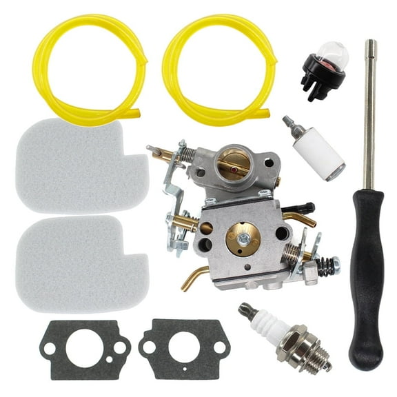 C1M-W26C Carburetor for Poulan Pro PP4218 PP3516AVX PP4218AVX PP4218A 18" 42CC Chainsaw W/ Primer bulb Fuel Line Filter Chainsaw