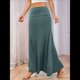 thumbnail image 4 of Faldas Casuales de Media Pierna para Mujer, Elásticas, Ultrasuaves, Holgadas, de Talle Alto y para Estar en Casa. Verde Oscuro M, 4 of 7