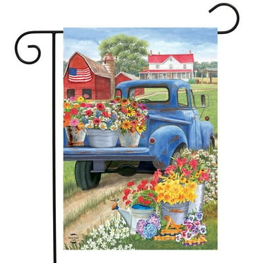 Briarwood Lane Day On The Farm Spring Garden Flag