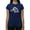 True Navy, variant on Vintage Rose Floral Art Tee T-shirt Color Women's