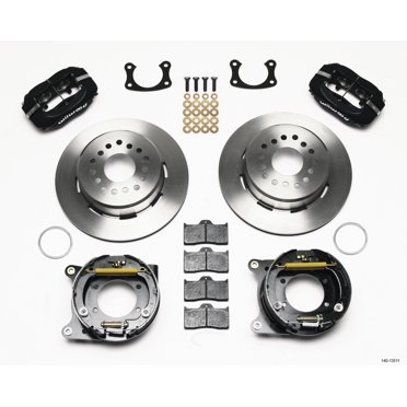 Wilwood Forged Dynalite P/S Park Brake Kit Drilled 12 Bolt 2.75in offset Staggered Shock main image 0