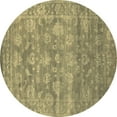 thumbnail image 1 of Ahgly Company Indoor Round Persian Brown Bohemian Area Rugs, 5' Round, 1 of 4
