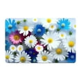 thumbnail image 1 of Floral Tech Fabric Bath Mat Set Entrance Mats Absorbent Door Mats 2 Piece Set For Bathroom & Entryway Rugs Shaggy Blankets Decorative Carpet Room Rug 6x9 Area Rug Lace Blanket Rug for Size Bed Knit, 1 of 6