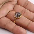 thumbnail image 5 of Earth Gems Jewelry Tourmaline Quartz Ring Sterling Silver Ring Quartz Silver Handmade Ring for Women's, 5 of 5