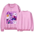 thumbnail image 1 of Pop cazadora para niña Demo-n Hunters Graphic Round-Neck Short Sleeve T Shirt For Kids Youth Fashion Tee With Cartoon Print Design Soft Blend Top For Children （Pink）, 1 of 2