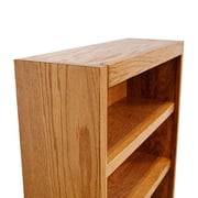 Concepts in Wood Book Shelf - Wood Bookcase Furniture 30 x 48 - Oak