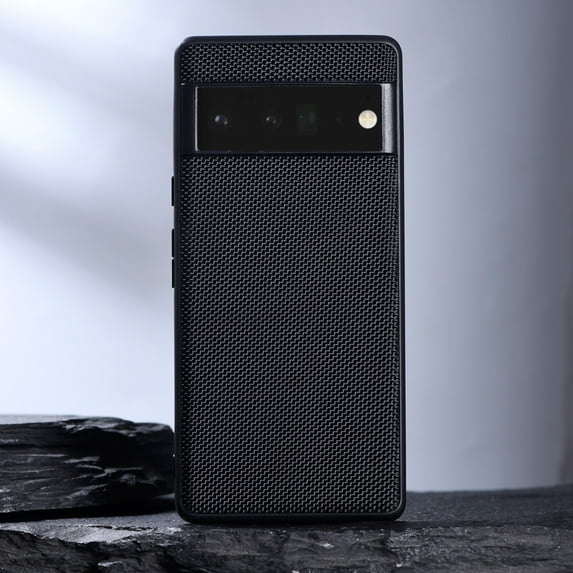 SaniMore for Google Pixel 7 6.4" 2022 Anti-Fingerprint Case, PC Back & TPU Bumpers Anti-Scratch Heavy Duty Full Body Protective Case for Google Pixel 7 Women Men, Black