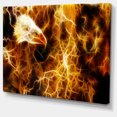 thumbnail image 2 of Collage Loup et Aigle - Impression sur Toile Abstraite, 2 of 3