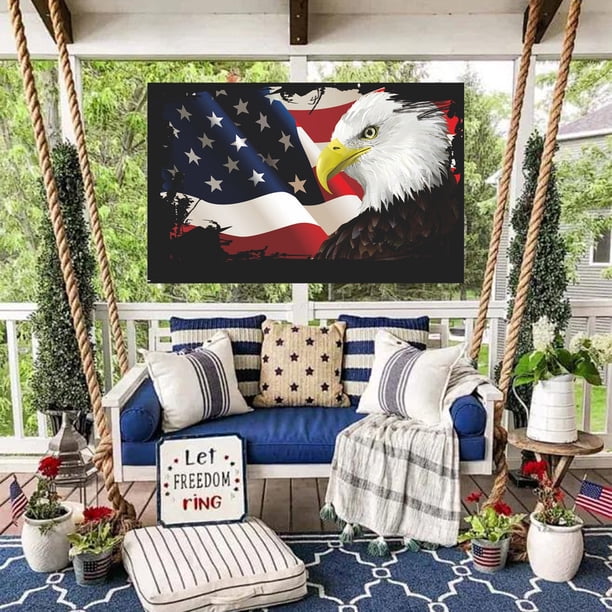 Decoraciones para el Día de los Caídos, decoraciones para el 4 de julio, decoraciones patrióticas, decoraciones para el Día de la Independencia, felicitaciones, decoraciones para fiestas del Día de la