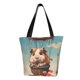 thumbnail image 1 of Fotbe Hot Air Balloon Guinea Pig Bolsa de Playa con Estampado, Bolsa de Hombro, Bolsa de Mano Espaciosa, Bolsa de Viaje Ligera, Bolsa de Compras Versátil, 1 of 6