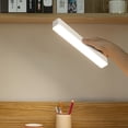 thumbnail image 3 of RYPFOEWBN Rechargeable magnetic touch LED light bar, simple linear design, support USB charging, suitable for study lighting, wardrobe cabinets, mirror fill light, dormitory desk lamp, 3 of 10