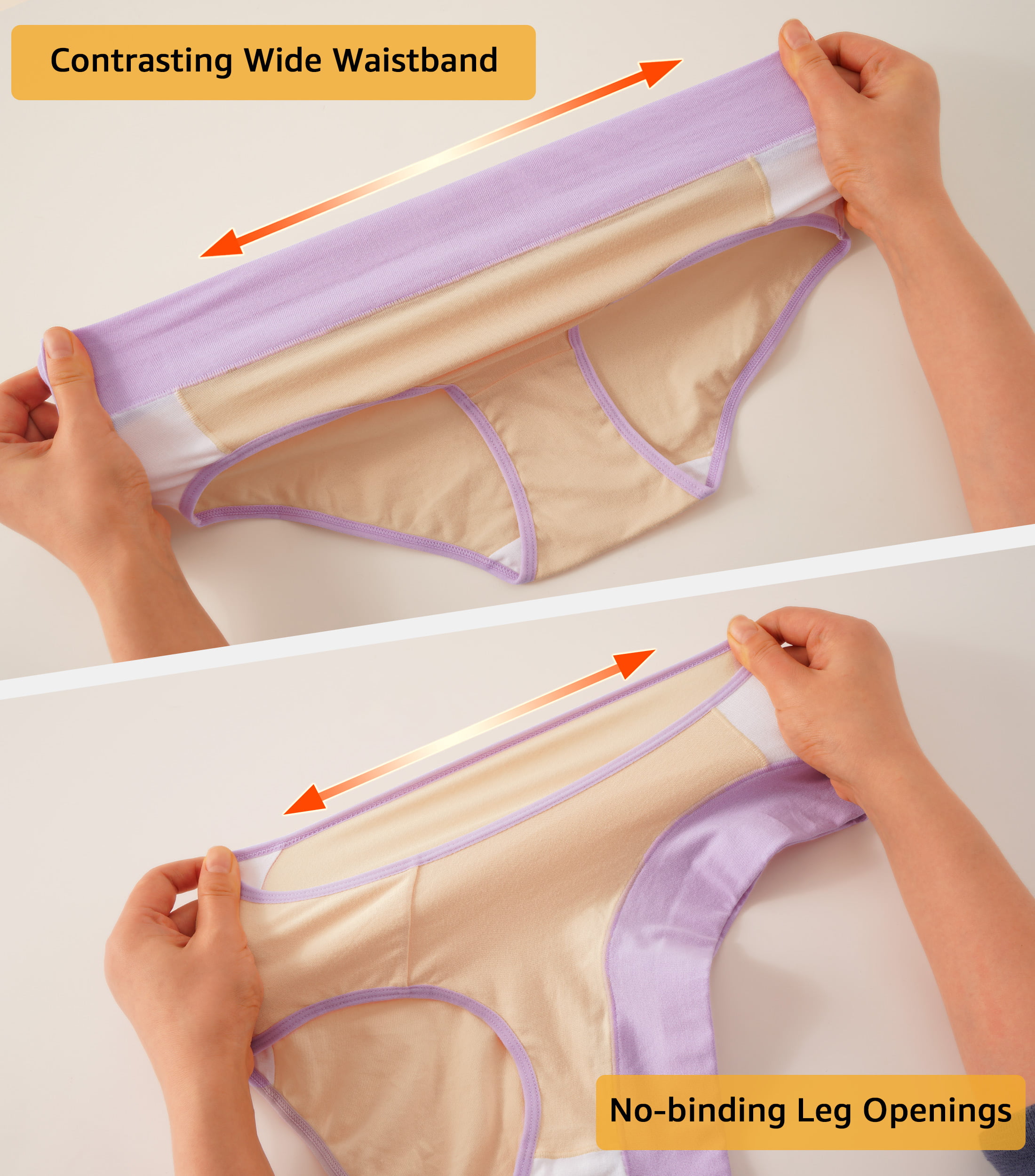 INNERSY Girls Cotton Underwear Teen Comfortable Panties Size 8-16 Brie –  Oasis Bahamas
