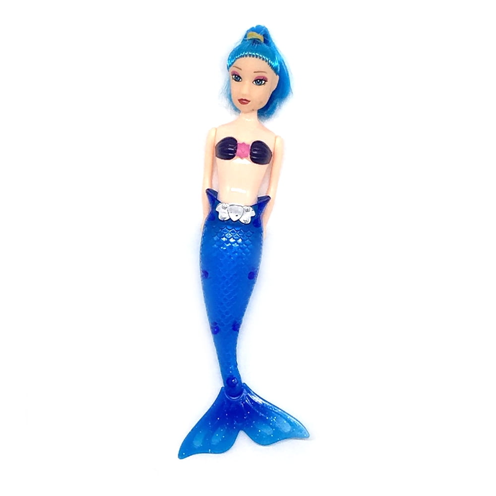 Waterproof LED Light Flash Swimming Mermaid Princess Doll Bath Spa Pool Toy Gift Rewards for