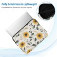 thumbnail image 2 of FORMRS 15-15.6 inch Laptop Sleeve Case Soft Carrying Quilted Computer Bag Cover, Sunflower Pattern, 2 of 7