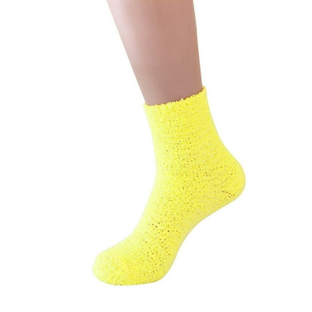 

Compression Crew Socks for Women and Men And Winter Candy Color Stockings Medium Tube Stockings Coral Velvet Stockings Floor Stockings Solid Color Warm on Clearance