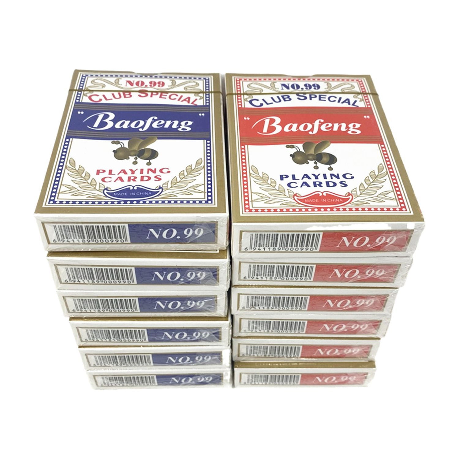 24 Pack of Playing Cards, Poker Size Standard Index Baofeng Player's Board Game