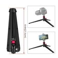 thumbnail image 6 of Aluminum Tripod Camera Desktop Tripod Stand Support Bracket Base, 6 of 17