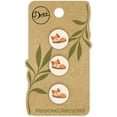 thumbnail image 2 of Dritz Recycled Cotton Fox Button, 15mm, Natural, 3 Pack (9 Count), 2 of 7