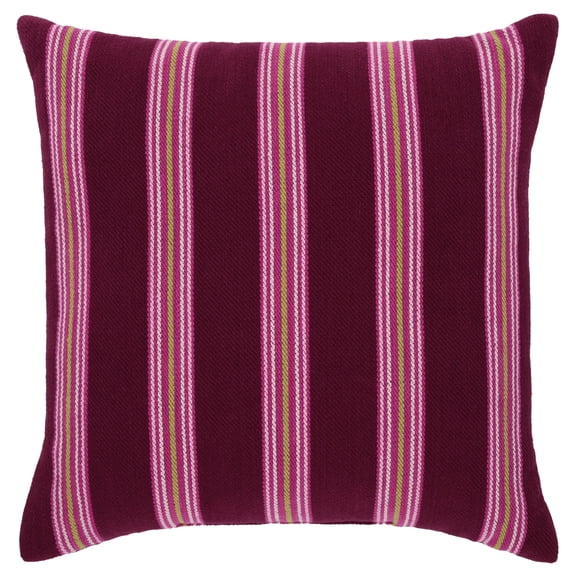 Mainstays 18" x 18" Pink Stripe Decorative Pillow